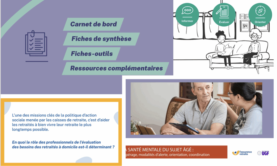 Captures écran réalisation Assurance retraite