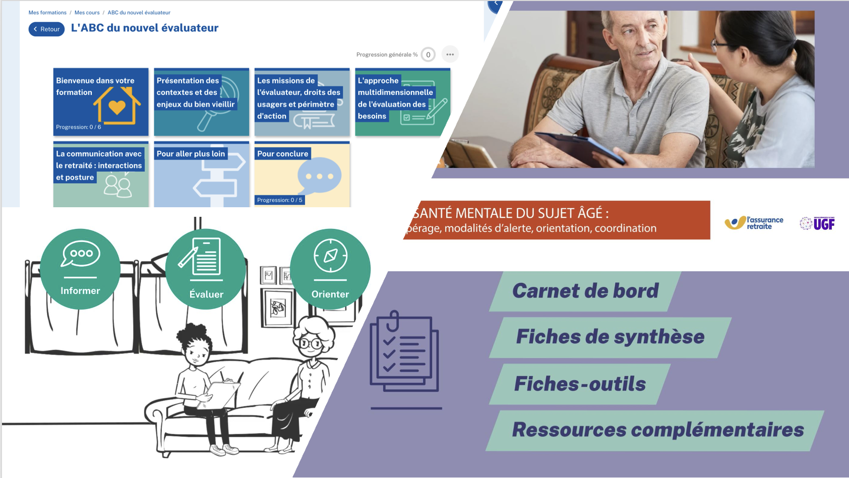 Capture écran projet Assurance retraite