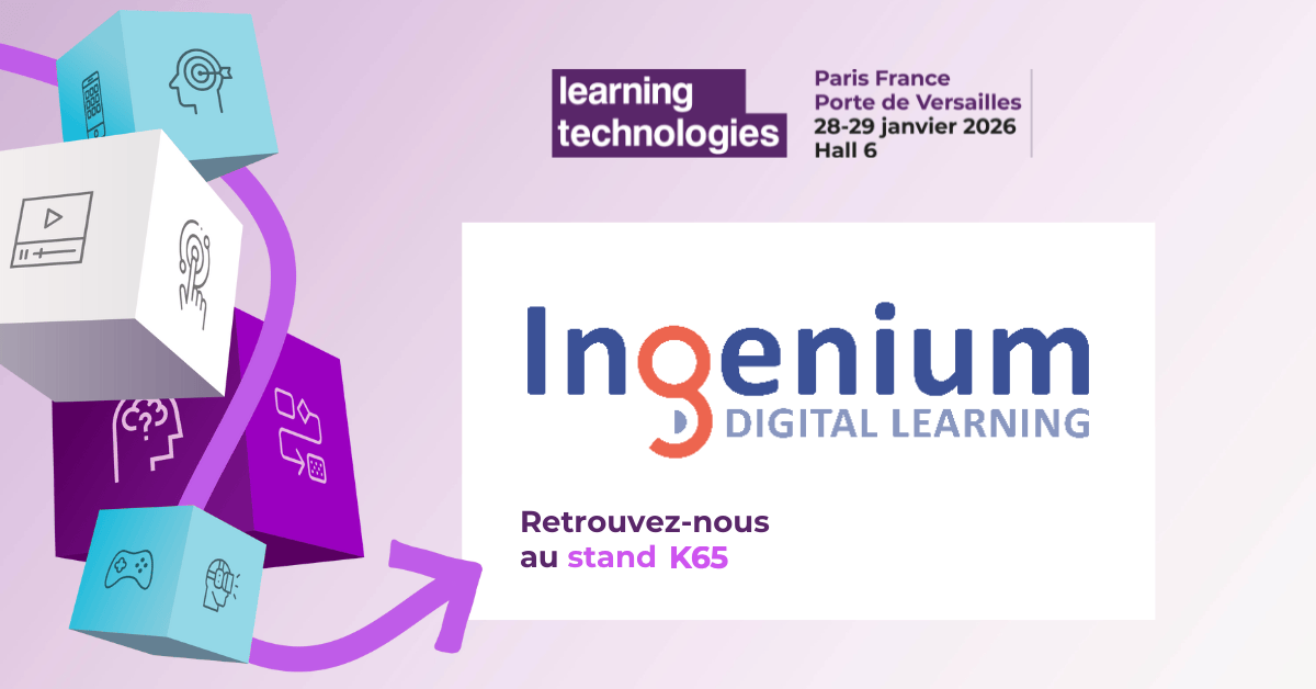 Ingenium digital learning au Learning Technologies Paris 2026 !