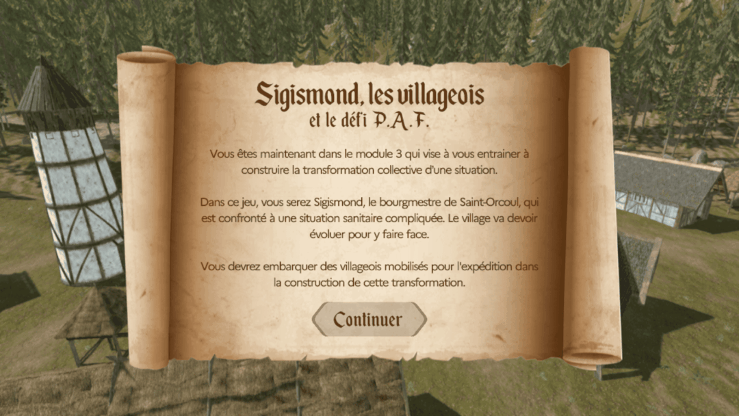 Capture écran serious game ANACT