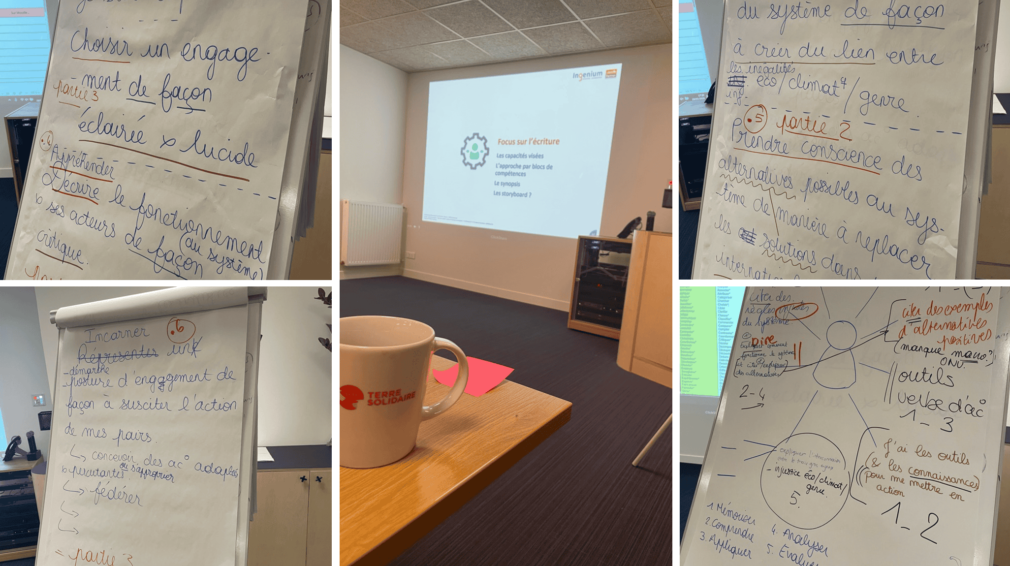 Photos de l'atelier d'écriture CCFD-Terre solidaire