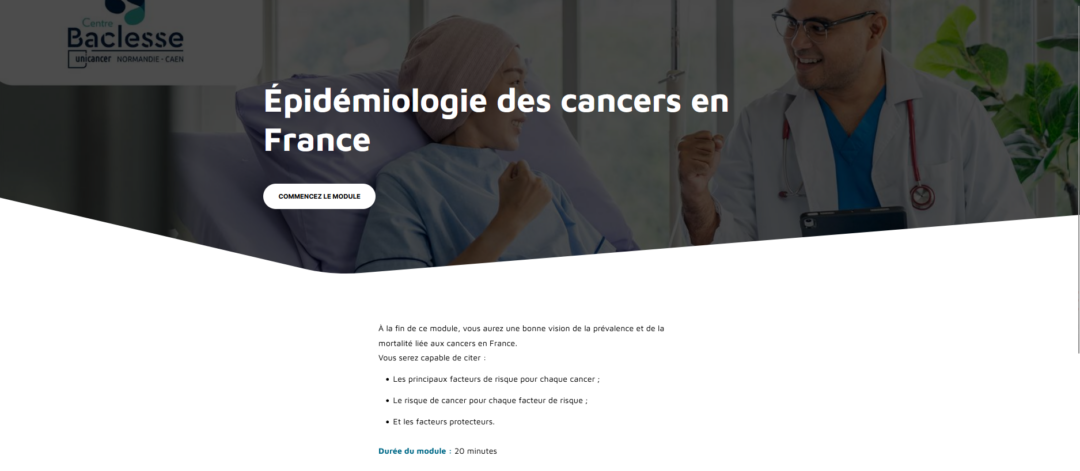 Page accueil module